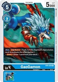 GaoGamon - Great Legend - Digimon Card Game card