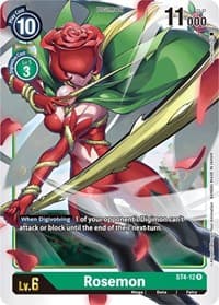 Rosemon - Starter Deck 04: Giga Green - Digimon Card Game card