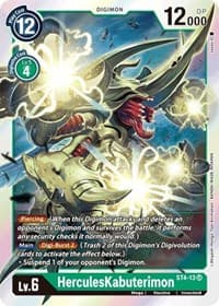 HerculesKabuterimon - Starter Deck 04: Giga Green - Digimon Card Game card