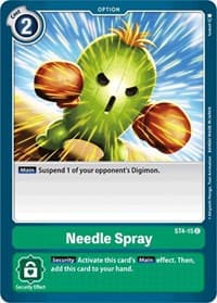 Needle Spray - Starter Deck 04: Giga Green - Digimon Card Game card