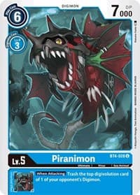 Piranimon - Great Legend - Digimon Card Game card