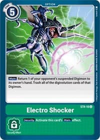 Electro Shocker - Starter Deck 04: Giga Green - Digimon Card Game card