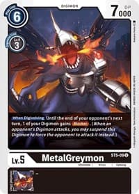 MetalGreymon - Starter Deck 05: Machine Black - Digimon Card Game card