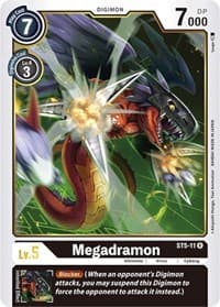 Megadramon - Starter Deck 05: Machine Black - Digimon Card Game card