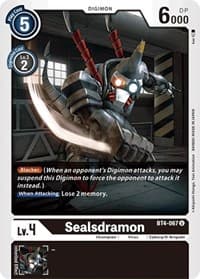 Sealsdramon - Great Legend - Digimon Card Game card