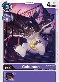 Gabumon - Great Legend - Digimon Card Game card