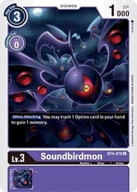 Soundbirdmon - Great Legend - Digimon Card Game card
