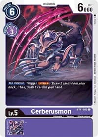 Cerberusmon - Great Legend - Digimon Card Game card