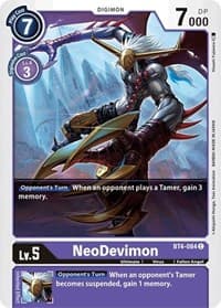 NeoDevimon - Great Legend - Digimon Card Game card