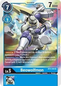 Beowolfmon - Great Legend - Digimon Card Game card
