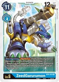ZeedGarurumon - Great Legend - Digimon Card Game card