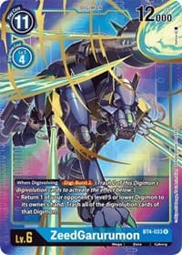 ZeedGarurumon (Alternate Art) - Great Legend - Digimon Card Game card
