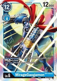 MirageGaogamon - Great Legend - Digimon Card Game card