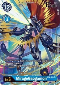 MirageGaogamon (Alternate Art) - Great Legend - Digimon Card Game card