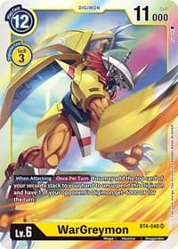 WarGreymon - Great Legend - Digimon Card Game card