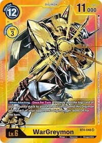 WarGreymon (Alternate Art) - Great Legend - Digimon Card Game card
