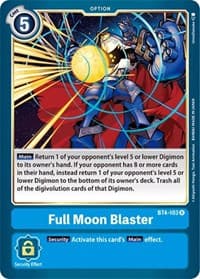 Full Moon Blaster - Great Legend - Digimon Card Game card