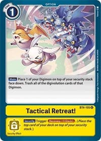 Tactical Retreat! - Great Legend - Digimon Card Game card