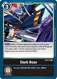 Dark Roar - Great Legend - Digimon Card Game card