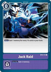 Jack Raid - Great Legend - Digimon Card Game card