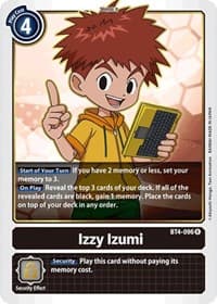 Izzy Izumi - Great Legend - Digimon Card Game card