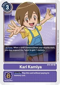 Kari Kamiya - Great Legend - Digimon Card Game card