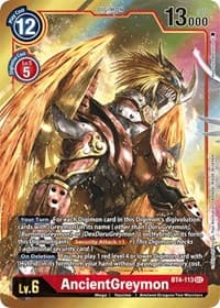 AncientGreymon (Alternate Art) - Great Legend - Digimon Card Game card