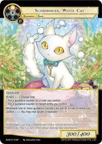 Schrodinger, White Cat - Assault into the Demonic World - Force of Will card