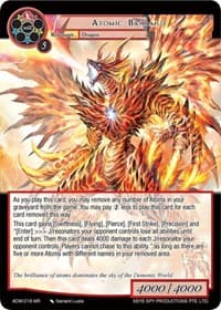 Atomic Bahamut - Assault into the Demonic World - Force of Will card