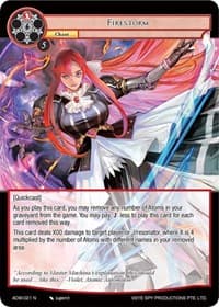 Firestorm - Assault into the Demonic World - Force of Will card