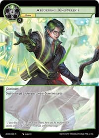 Absorbing Knowledge - Assault into the Demonic World - Force of Will card