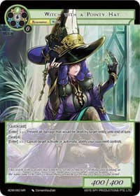 Witch With A Pointy Hat - Assault into the Demonic World - Force of Will card