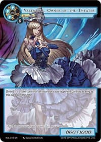 Valentina, Owner of the Theater - Rebirth of Legend - Force of Will card