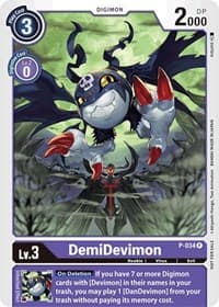 DemiDevimon - P-034 - Digimon Promotion Cards - Digimon Card Game card