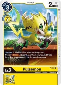 Pulsemon - P-028 - Digimon Promotion Cards - Digimon Card Game card