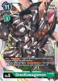 GranKuwagamon - P-025 - Digimon Promotion Cards - Digimon Card Game card