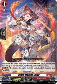 Blaze Maiden, Rino - D-SD01: Yu-yu Kondo -Holy Dragon- - Cardfight Vanguard card