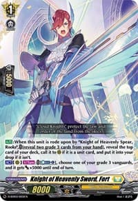 Knight of Heavenly Sword, Fort - D-SD03: Tohya Ebata -Apex Ruler- - Cardfight Vanguard card