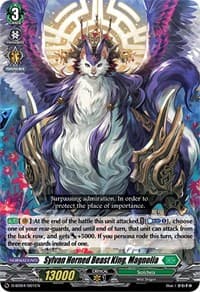 Sylvan Horned Beast King, Magnolia - D-SD04: Megumi Okura -Sylvan King- - Cardfight Vanguard card