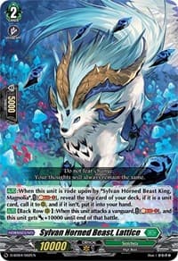 Sylvan Horned Beast, Lattice - D-SD04: Megumi Okura -Sylvan King- - Cardfight Vanguard card