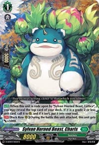 Sylvan Horned Beast, Charis - D-SD04: Megumi Okura -Sylvan King- - Cardfight Vanguard card