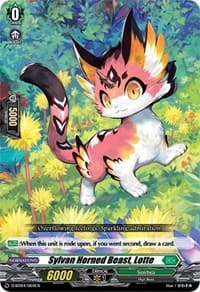 Sylvan Horned Beast, Lotte - D-SD04: Megumi Okura -Sylvan King- - Cardfight Vanguard card