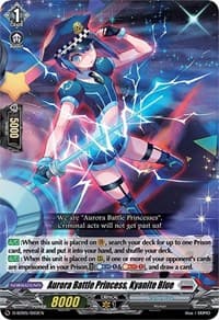 Aurora Battle Princess, Kyanite Blue - D-SD05: Tomari Seto -Aurora Valkyrie- - Cardfight Vanguard card