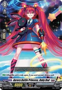 Aurora Battle Princess, Ruby Red - D-SD05: Tomari Seto -Aurora Valkyrie- - Cardfight Vanguard card