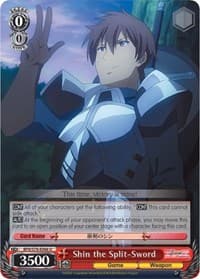 Shin the Split-Sword - BOFURI: I Don't Want to Get Hurt, so I'll Max Out My Defense - Weiss Schwarz card