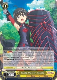 Guild Master, Maple - BOFURI: I Don't Want to Get Hurt, so I'll Max Out My Defense - Weiss Schwarz card