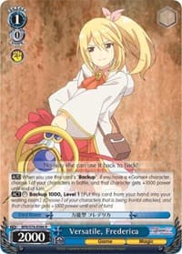 Versatile, Frederica - BOFURI: I Don't Want to Get Hurt, so I'll Max Out My Defense - Weiss Schwarz card
