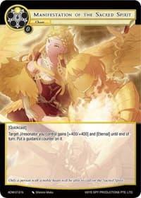 Manifestation of the Sacred Spirit - Assault into the Demonic World - Force of Will card