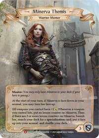 Minerva Themis - Blitz Deck: Monarch - Boltyn - Flesh and Blood TCG card