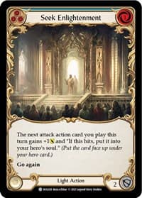 Seek Enlightenment (Blue) - Blitz Deck: Monarch - Boltyn - Flesh and Blood TCG card